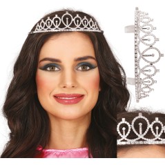 Diadema princesa oro metalica adulto tiara-Tus Disfraces baratos