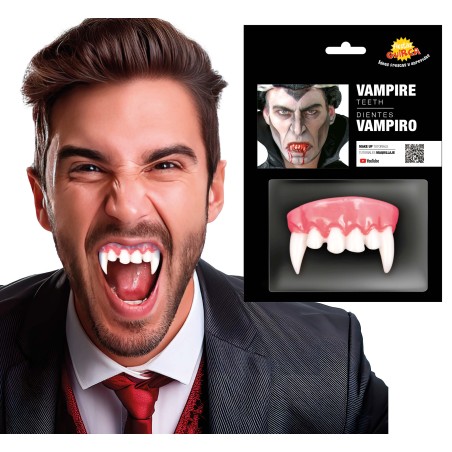 Dientes vampiro colmillos baratos 2190-Tus Disfraces