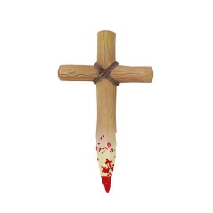Cruz estaca de 30 cm mata vampiros-Tus Disfraces