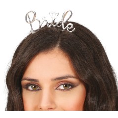 Diadema Bride metalica despedida soltera -Tus disfraces