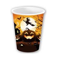 Vasos calabazas 6 uds 9 cm -Tus disfraces baratos