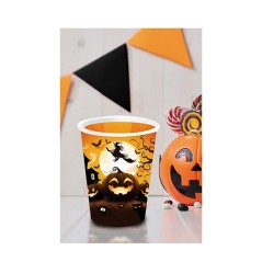 Vasos calabazas 6 uds 9 cm -Tus disfraces baratos