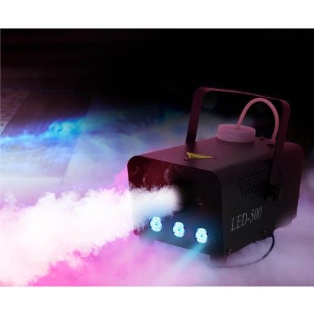 Maquina de humo con led y mando-Tus disfraces Halloween