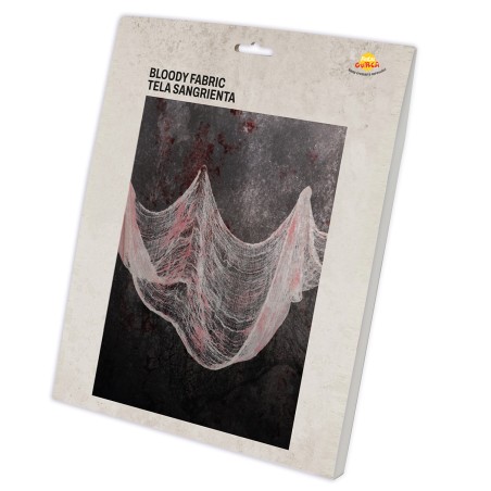 Tela con sangre rasgada decoracion halloween 76x228 cm