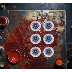 Ojos decoracion halloween 8 uds-Tus disfraces Halloween
