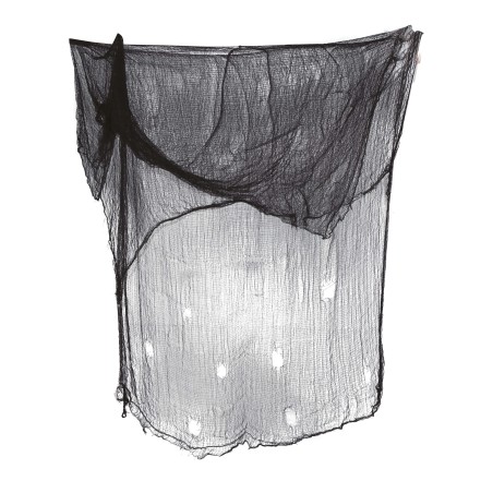 Tela negra rasgada decoracion halloween 500 cm-Tus disfraces