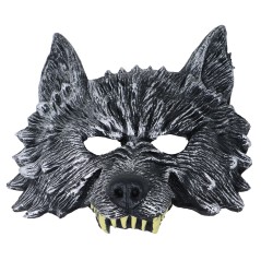 Media mascara lobo feroz en foam