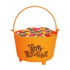 Caldero halloween naranja 30 cm-Tus Disfraces