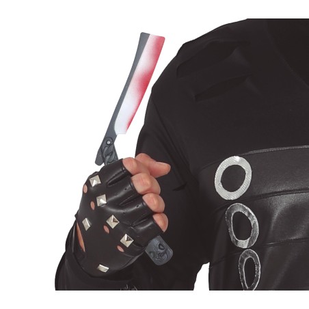 Navaja de afeitar 30 cm accesorio halloween