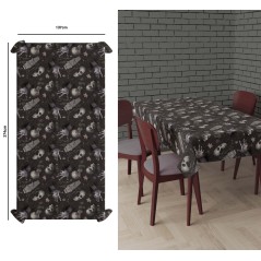 Mantel ataud cementerio 137x274 cm-Tus Disfraces baratos