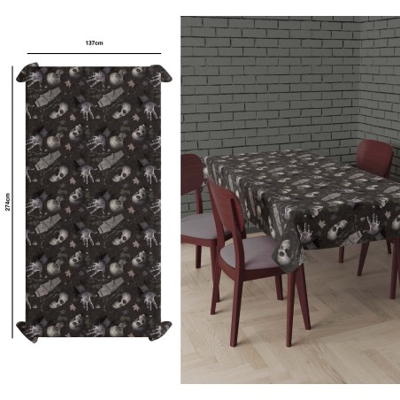Mantel ataud cementerio 137x274 cm-Tus Disfraces baratos