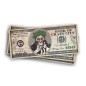 Billetes payaso sonrisa 6x15 cm Joker