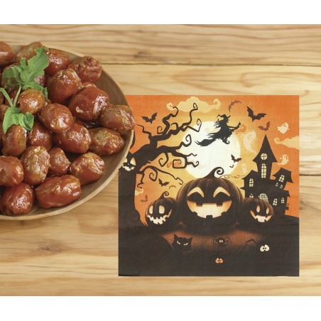 Servilletas calabazas 20 uds 33 cm