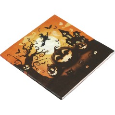 Servilletas calabazas 20 uds 33 cm-Tus Disfraces baratos
