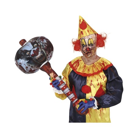 Mazo martillo hinchable payaso terror 90 cm