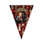 Banderin triangular circo terror 300 cm papel