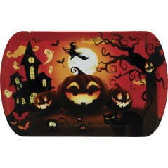 Bandeja calabazas halloween 39x24 cm-Tus Disfraces baratos