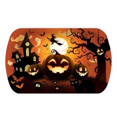 Bandeja calabazas halloween 39x24 cm-Tus Disfraces baratos