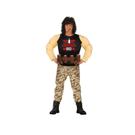 Disfraz Rambo despedidas talla 52-54 L hombre