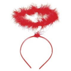 Aureola roja demonio diadema diablesa-Tus Disfraces