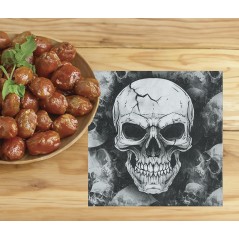 Servilletas calaveras 20 uds 16x16 cm
