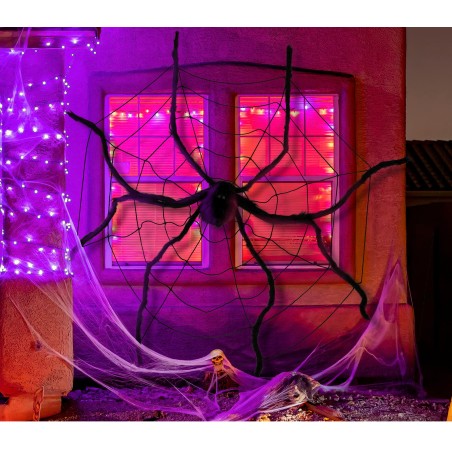 Araña de 150 cm con telaraña de 200 cm-Tus Disfraces baratos