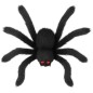 Araña negra con pelo 50 cm halloween