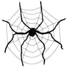 Araña de 150 cm con telaraña de 200 cm-Tus Disfraces baratos