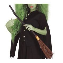 Escoba bruja 90 cm desmontable-Tus Disfraces