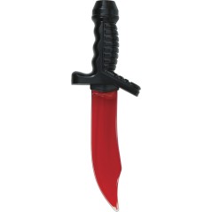 Cuchillo con sangre 25 cm halloween-Tus Disfraces