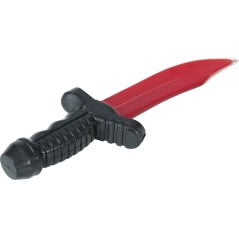 Cuchillo con sangre 25 cm halloween-Tus Disfraces