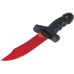 Cuchillo con sangre 25 cm halloween-Tus Disfraces