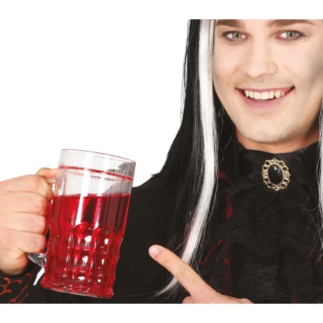 Jarra de cerveza sangre 15 cm-Tus disfraces Halloween