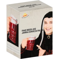 Jarra de cerveza sangre 15 cm-Tus disfraces Halloween