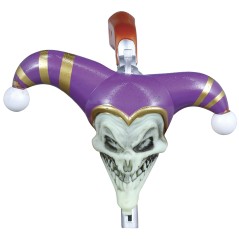 Baston con pistola bufon Joker 90 cm-Tus Disfraces