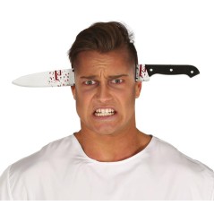Diadema cuchillo con sangre 35 cm-Tus Disfraces