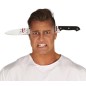 Diadema cuchillo con sangre 35 cm
