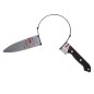 Diadema cuchillo con sangre 35 cm