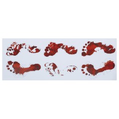 Pisadas de sangre adhesivas-Tus disfraces Halloween