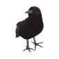 Cuervo negro de 23 cm para decoracion halloween