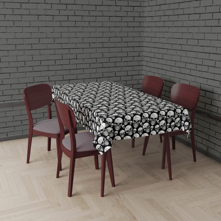 Mantel calaveras 137x274 cm