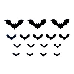 Tatuajes para piel murcielago 32 uds