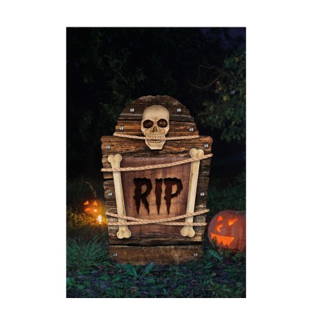 Lapida Rip 56 cm plastico decoracion halloween