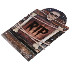 Lapida Rip 56 cm plastico decoracion halloween-Tus Disfraces baratos