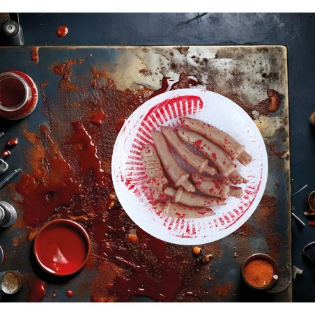Bandeja de dedos descuartizados halloween-Tus disfraces Halloween