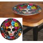 Platos catrina dia de muertos 6 uds 23 cm