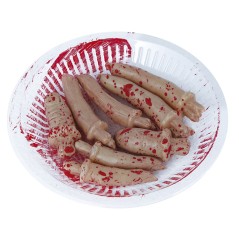 Bandeja de dedos descuartizados halloween-Tus disfraces Halloween