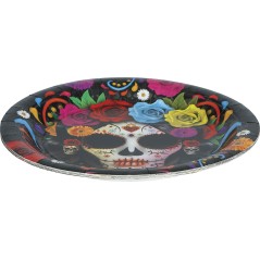 Platos catrina dia de muertos 6 uds 23 cm-Tus Disfraces baratos