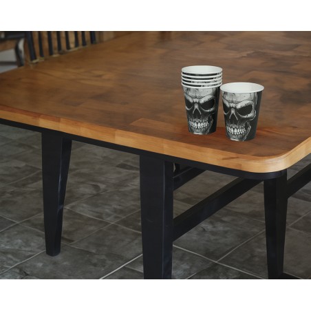 Vasos calaveras 6 uds de 9 cm