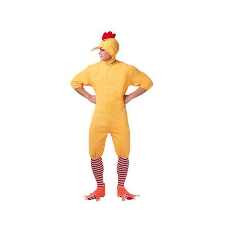 Disfraz pollito amarillo para hombre tallas